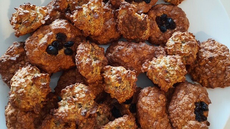 Vollkorn - Bananen - Kekse ohne Zucker und Fett von binelinchen Vollkorn - Bananen - Kekse ohne Zucker und Fett von binelinchen