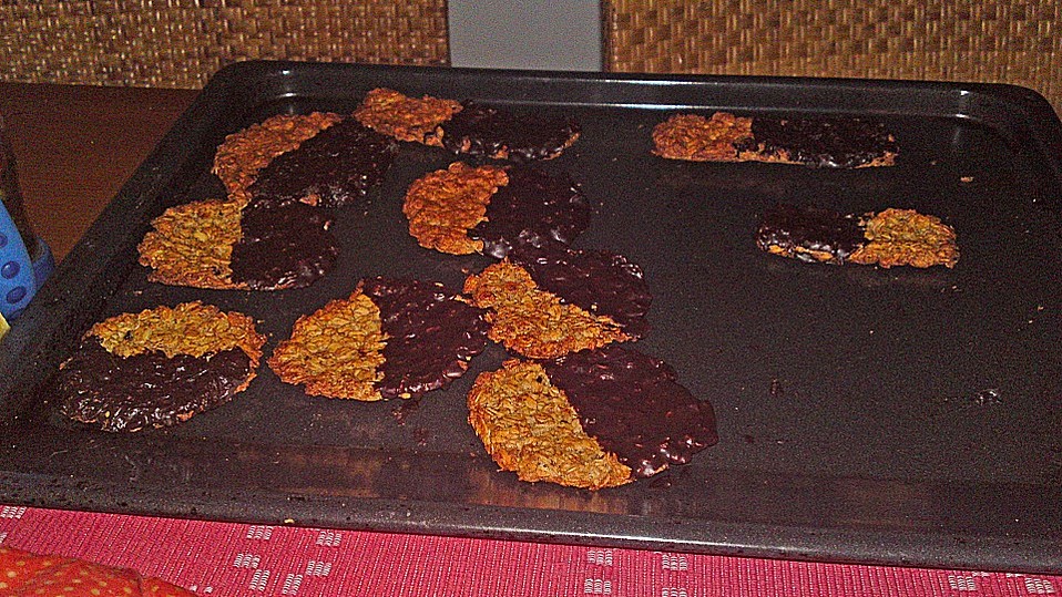 Vollkorn - Bananen - Kekse ohne Zucker und Fett von binelinchen Vollkorn - Bananen - Kekse ohne Zucker und Fett von binelinchen