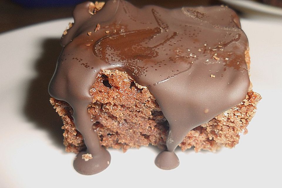 Brownies mit Haferflocken und Walnüssen