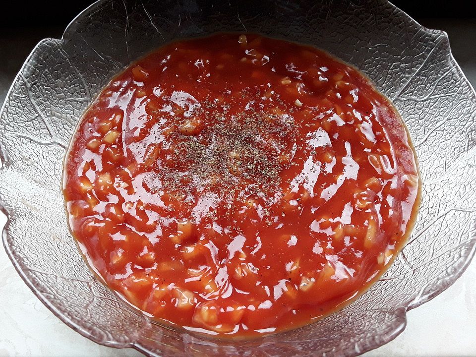 Zwiebel Ketchup Sauce von yxm2009 Chefkoch