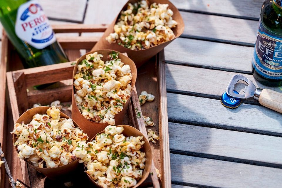 Herzhaftes Parmesan Popcorn