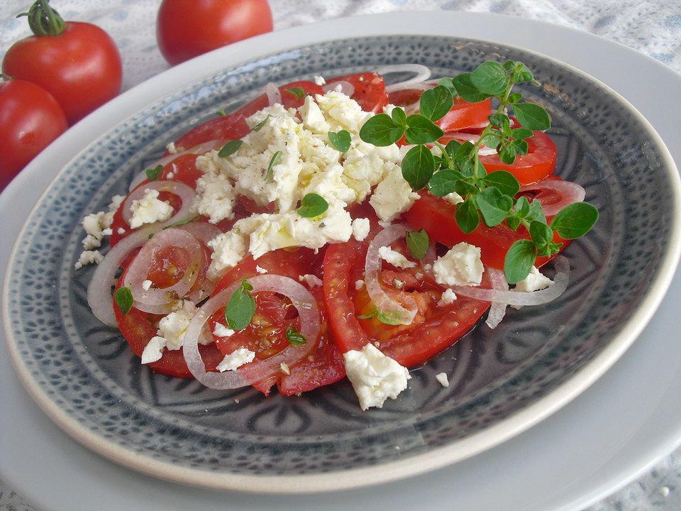 Tomatensalat mit Feta - Käse von schorsch12| Chefkoch