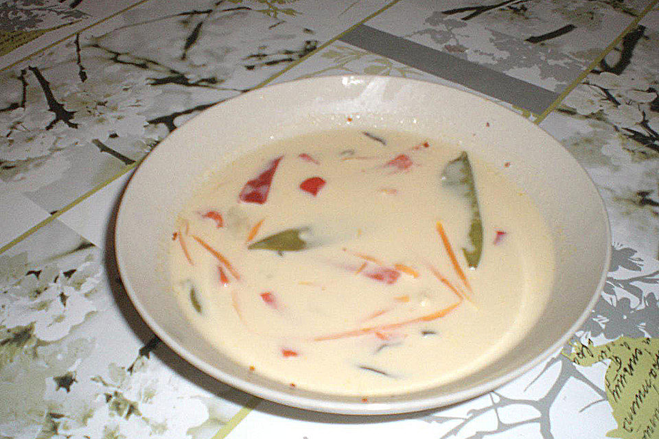 Thailändische Kokossuppe