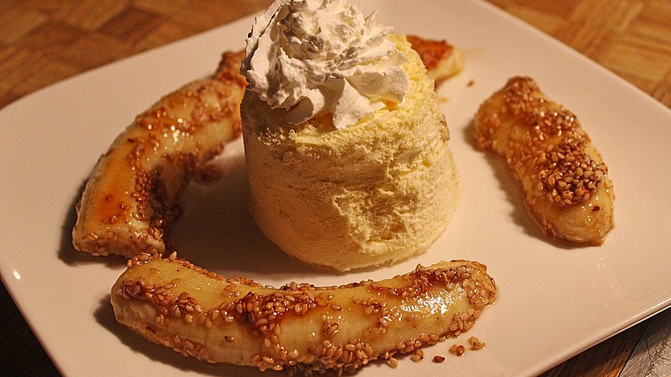 Gebackene Bananen mit Sesam von Fuzzi