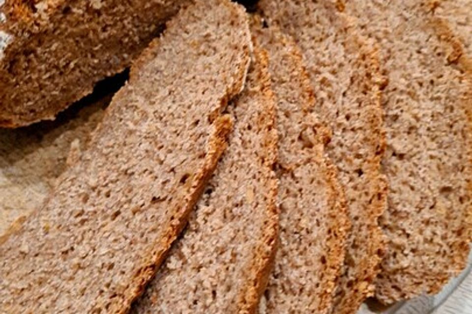 4 Kornbrot mit Hafer und Sauerteig