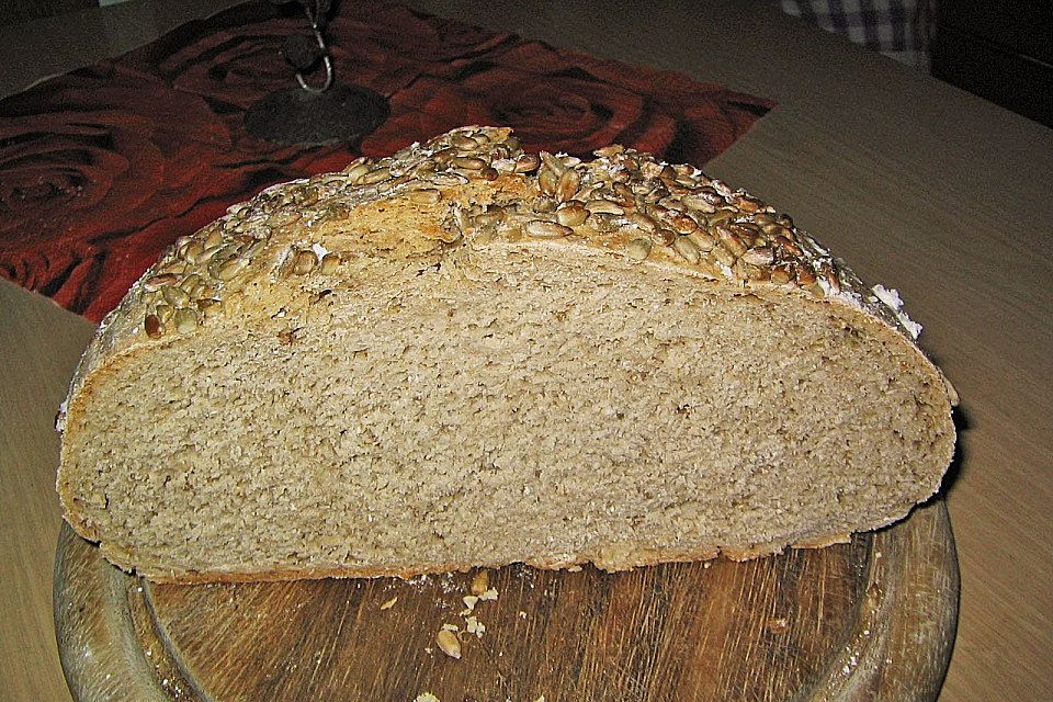 4 Kornbrot mit Hafer und Sauerteig