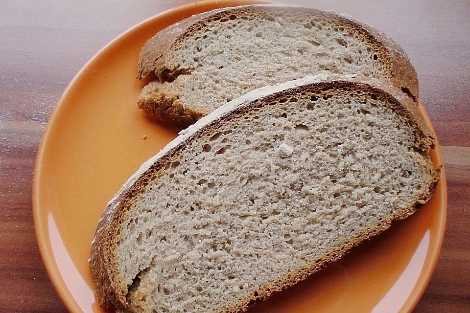 4 Kornbrot mit Hafer und Sauerteig