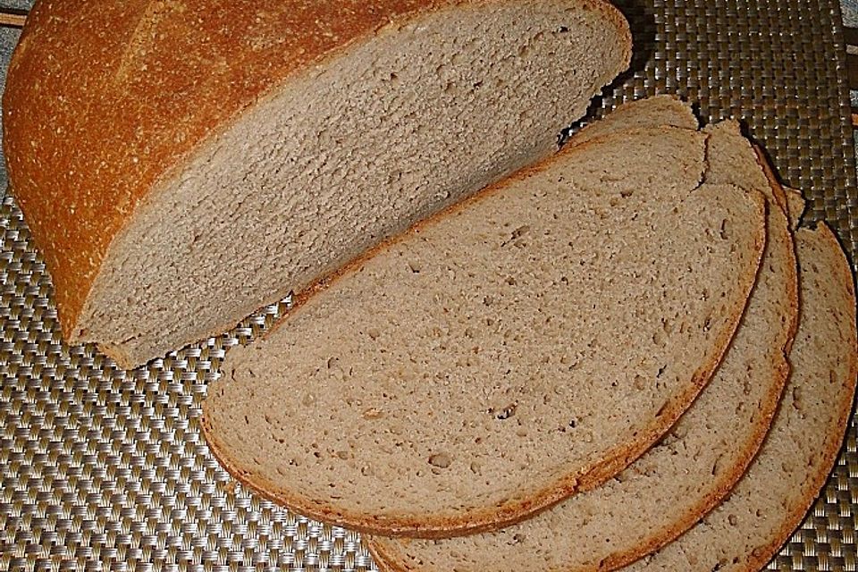 4 Kornbrot mit Hafer und Sauerteig