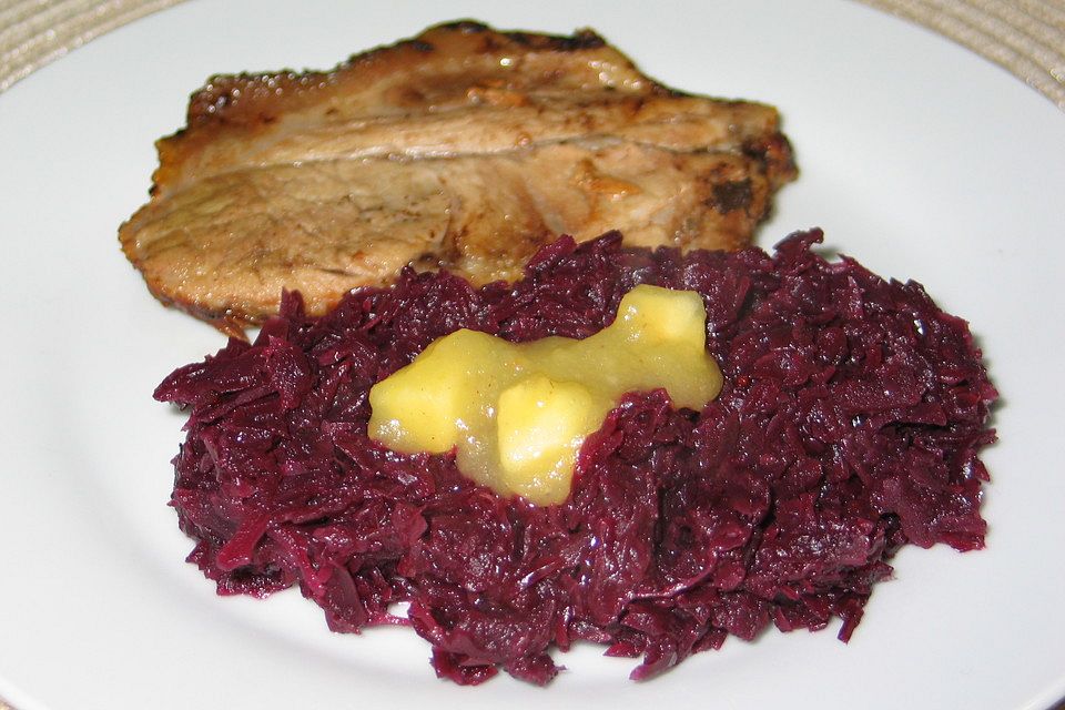 Rotkohl, ganz weihnachtlich