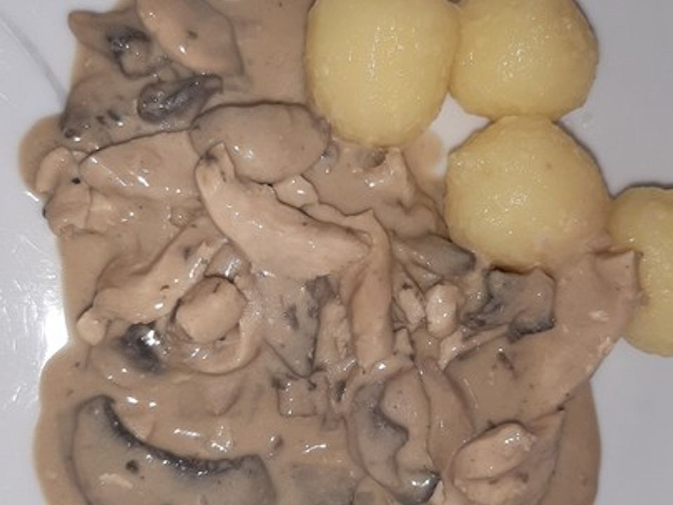 Putengeschnetzeltes mit Champignons | Chefkoch