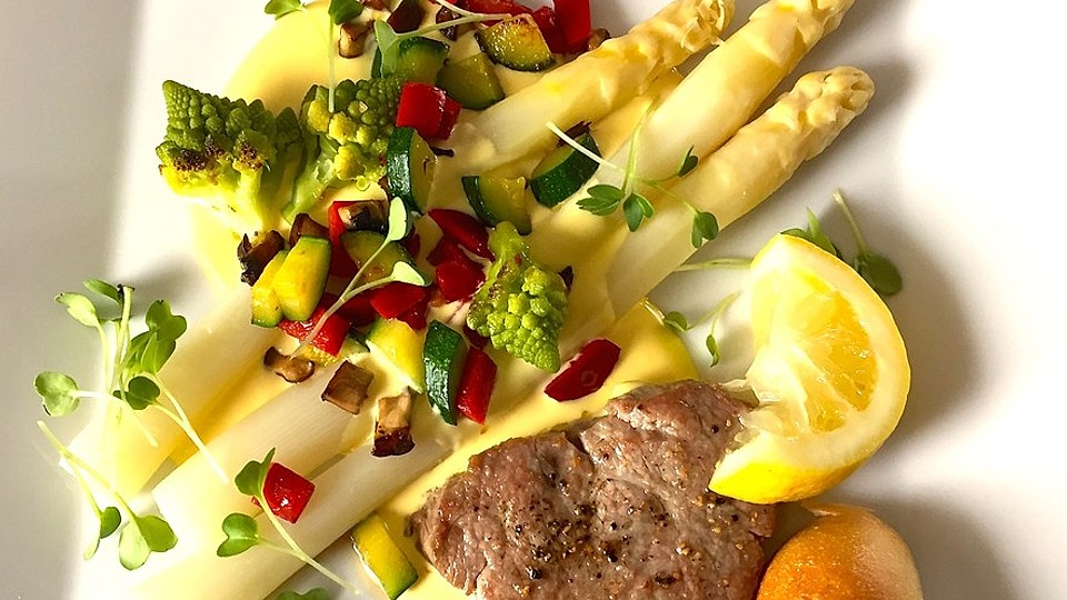 Spargel Uberbacken Mit Filetsteaks Von Ruth67 Chefkoch 