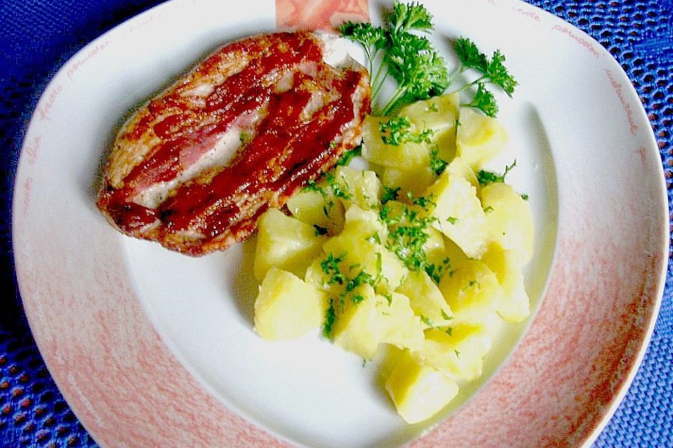 Spargel überbacken mit Filetsteaks