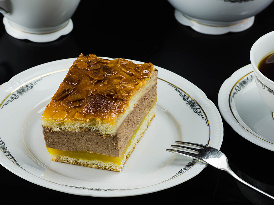 Bienenstich mit Orangen und Schokocreme von brisane| Chefkoch