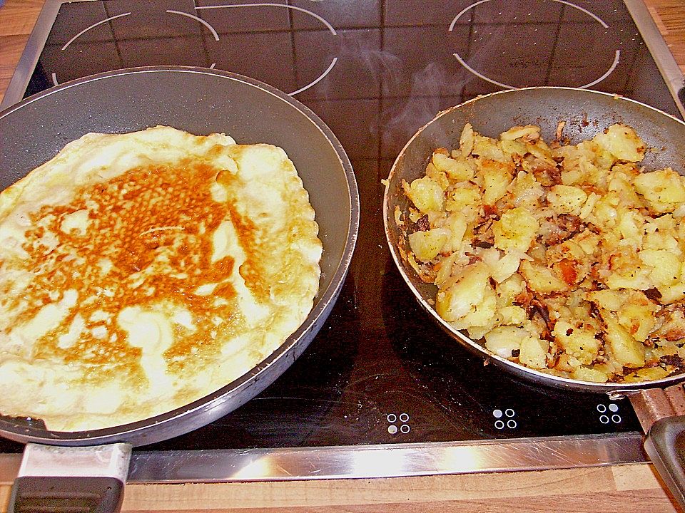 Pfannkuchen mit Bratkartoffeln gefüllt von iris2101| Chefkoch