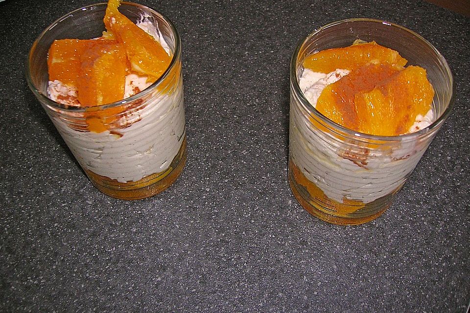 Orangen - Mascarponecreme