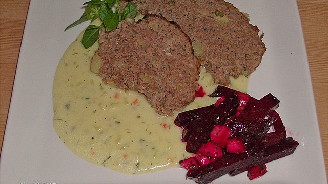 Hackbraten 'Königsberg' - mit Kapern und Dill von FlowerBomb Hackbraten 'Königsberg' - mit Kapern und Dill von FlowerBomb