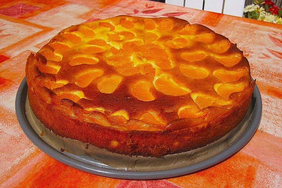 Mandarinen Quarktorte