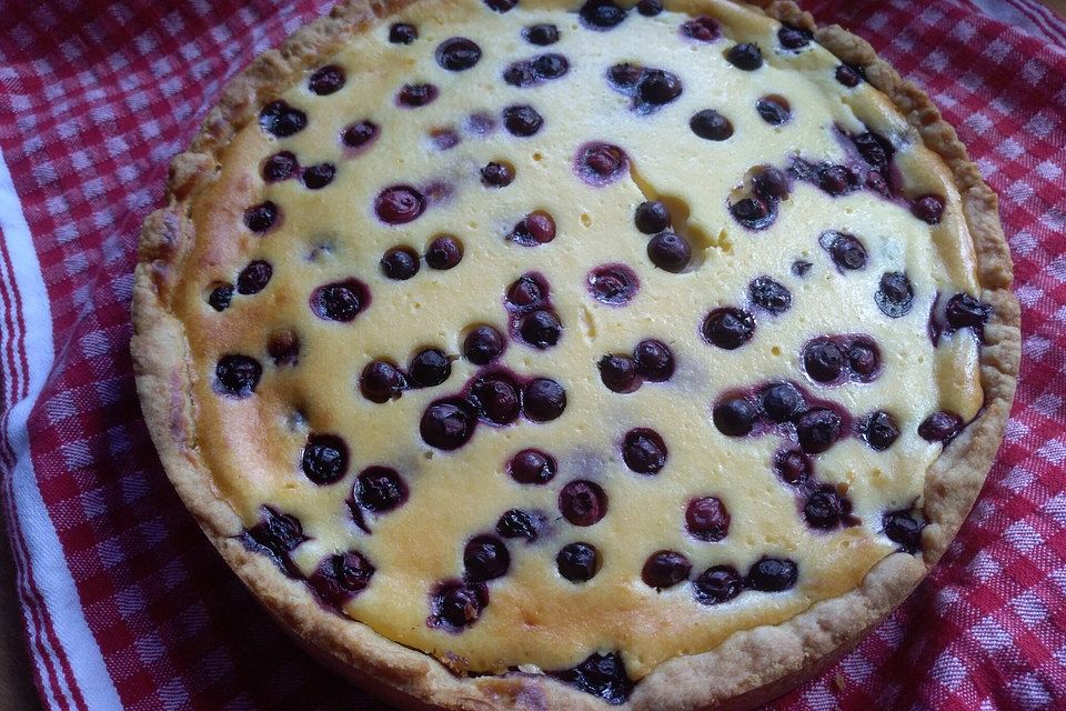 Käsekuchen mit Heidelbeeren von Sarah