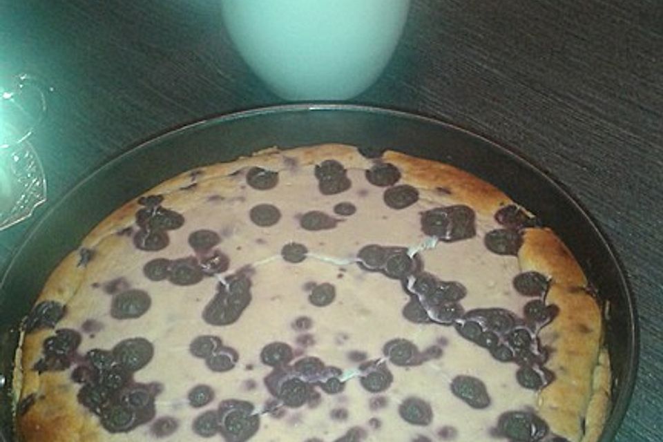 Käsekuchen mit Heidelbeeren von Sarah