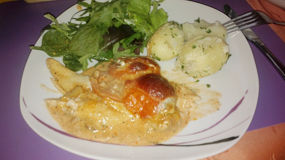 Überbackenes Fischfilet von Sonja