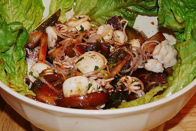 Seppioline - Tomatensalat mit Paprikadressing von hershel| Chefkoch