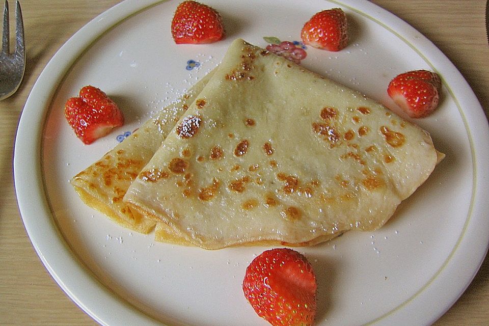 Crêpes mit Nuss - Nougat - Creme