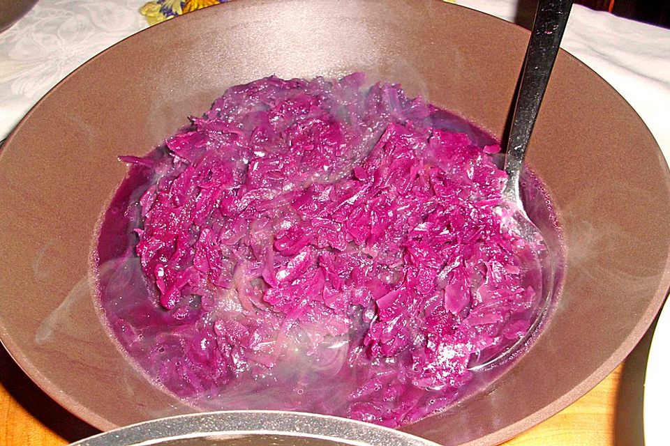 Apfelrotkohl, wenn es schnell gehen muss