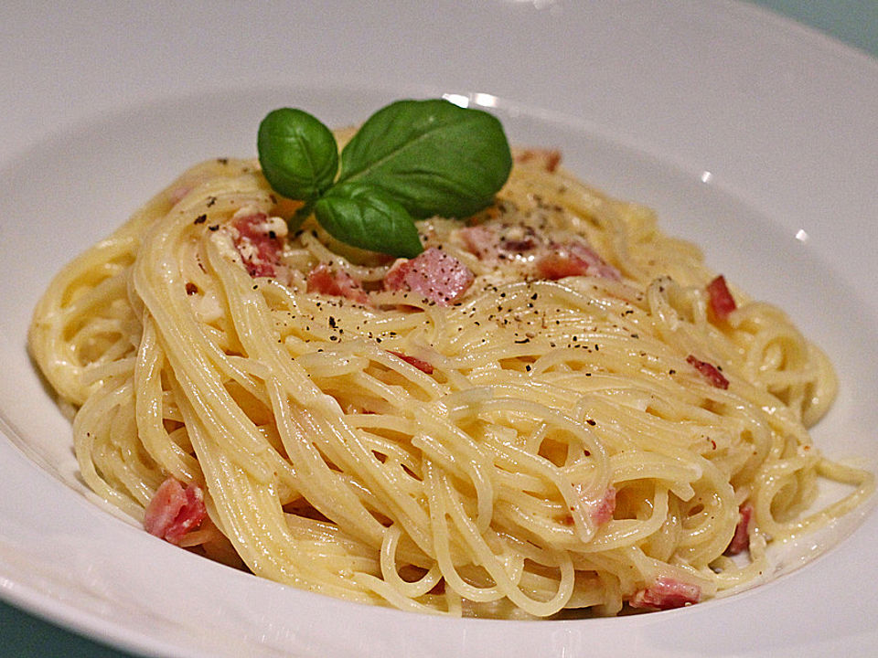 Sayas Leichte Spaghetti Carbonara Von Saya1981 Chefkoch