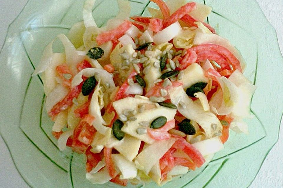 Paprika-Chicorée-Salat