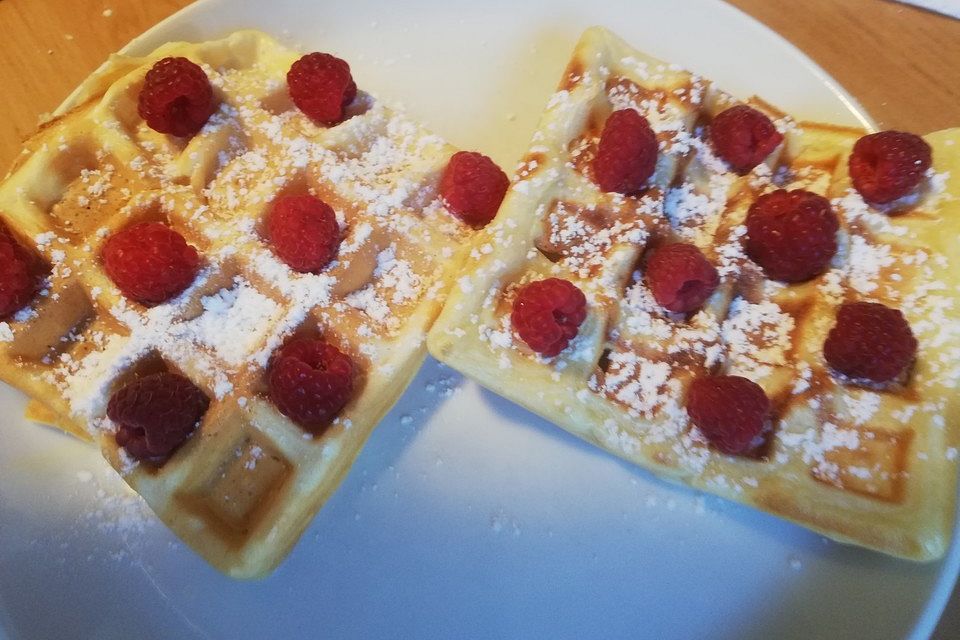 Rosinenkinds fettarme Buttermilchwaffeln