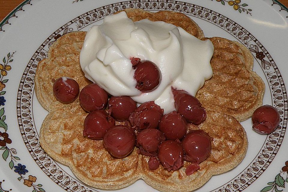 Rosinenkinds fettarme Buttermilchwaffeln