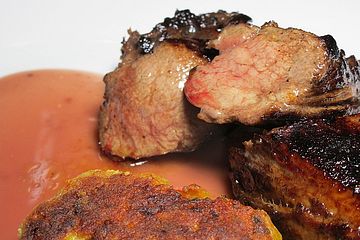 Hirschsteaks In Gluhweinsauce Von Klajokas Chefkoch 