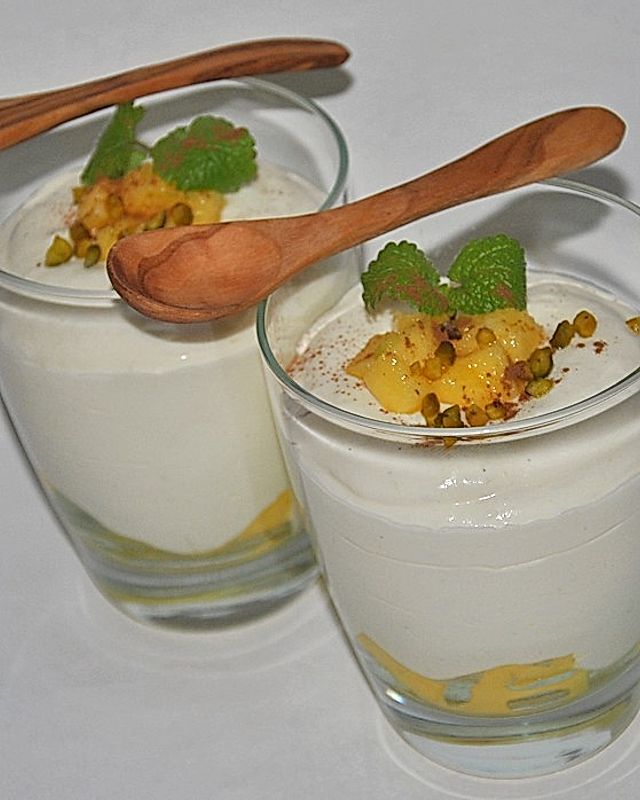 Mango - Quark - Dessert