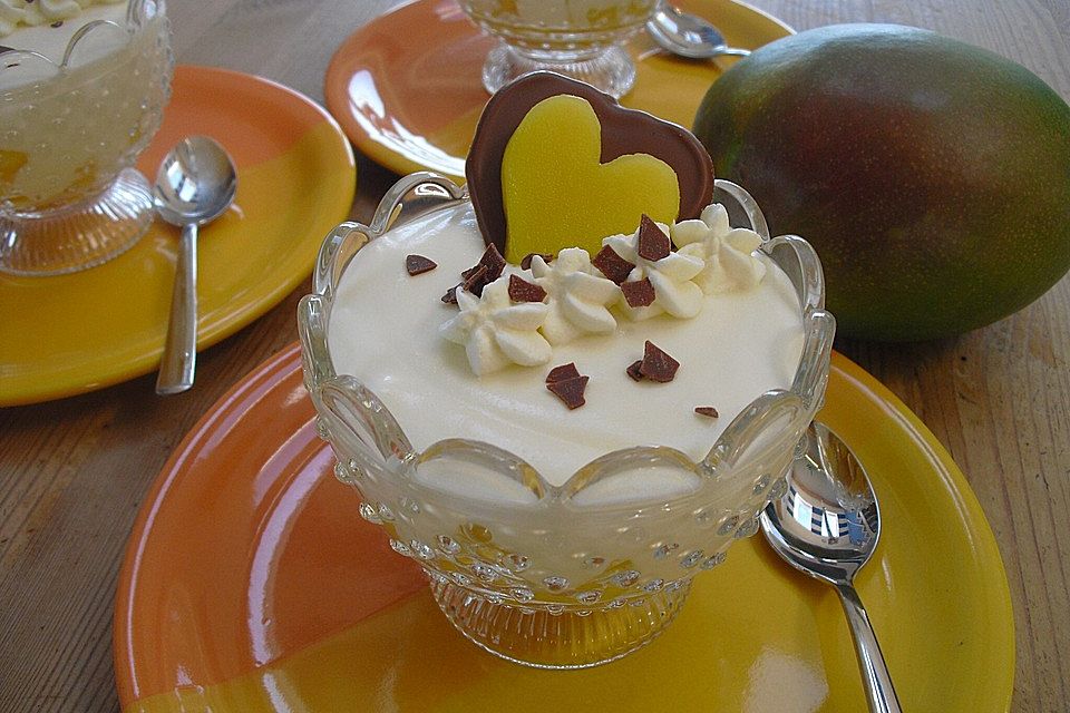 Mango - Quark - Dessert