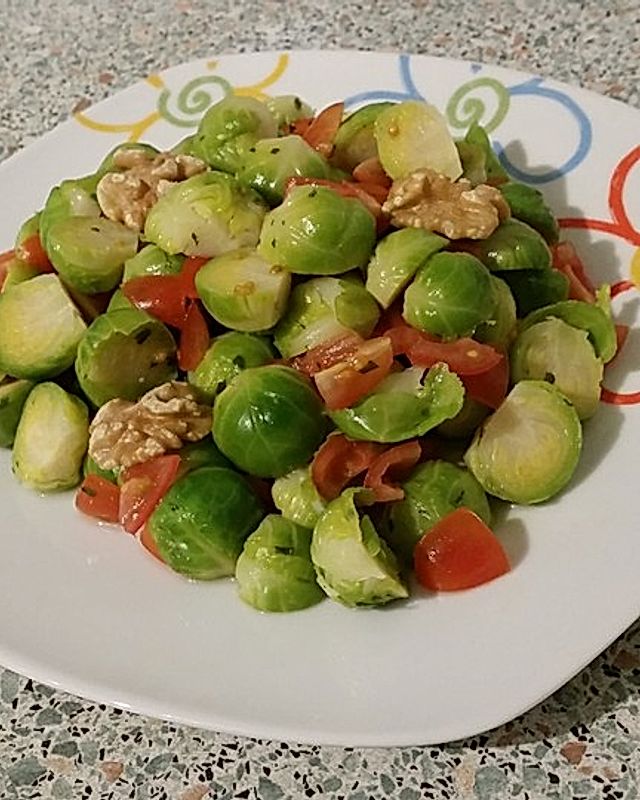 Rosenkohl - Tomaten - Salat