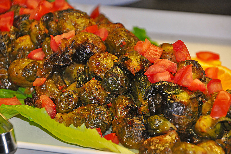 Rosenkohl - Tomaten - Salat