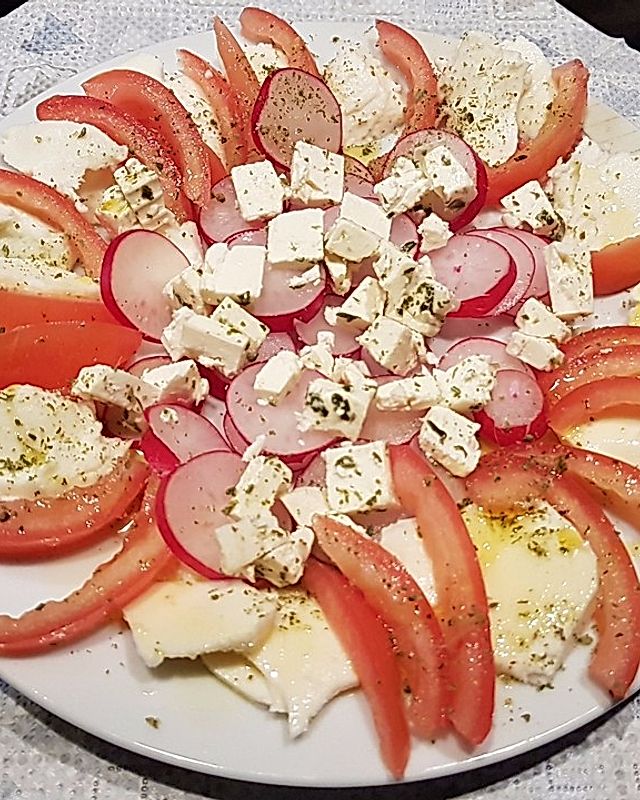Mozzarella - Tomaten - Salat