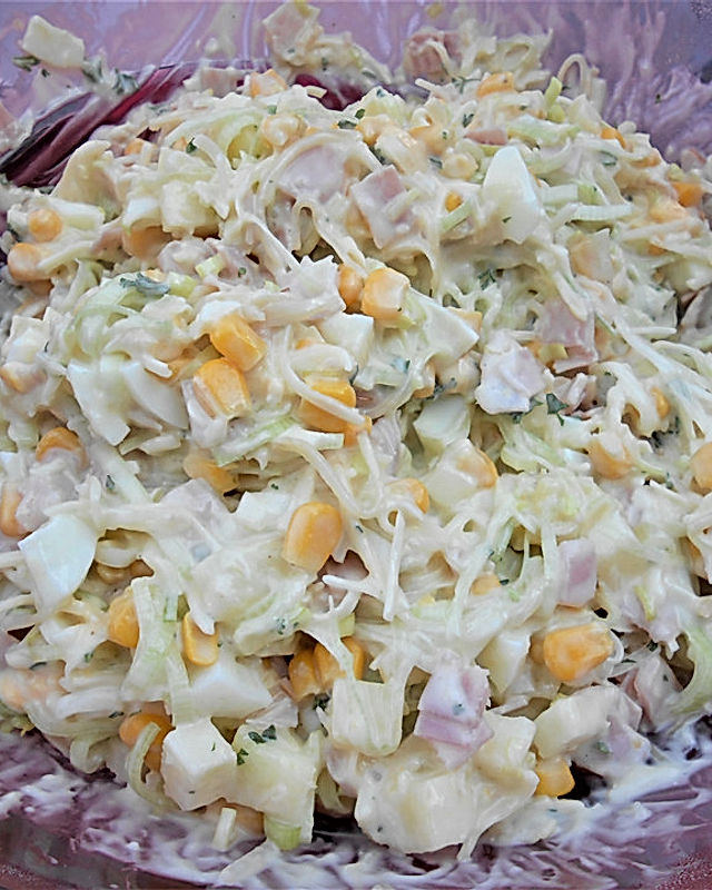 Apfel - Lauch - Salat