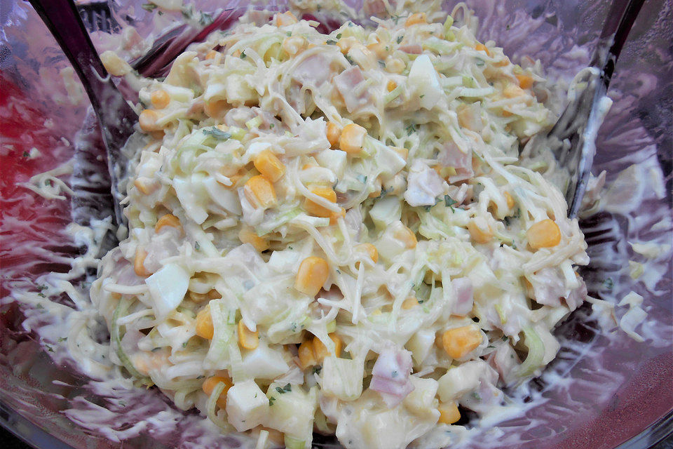 Apfel - Lauch - Salat