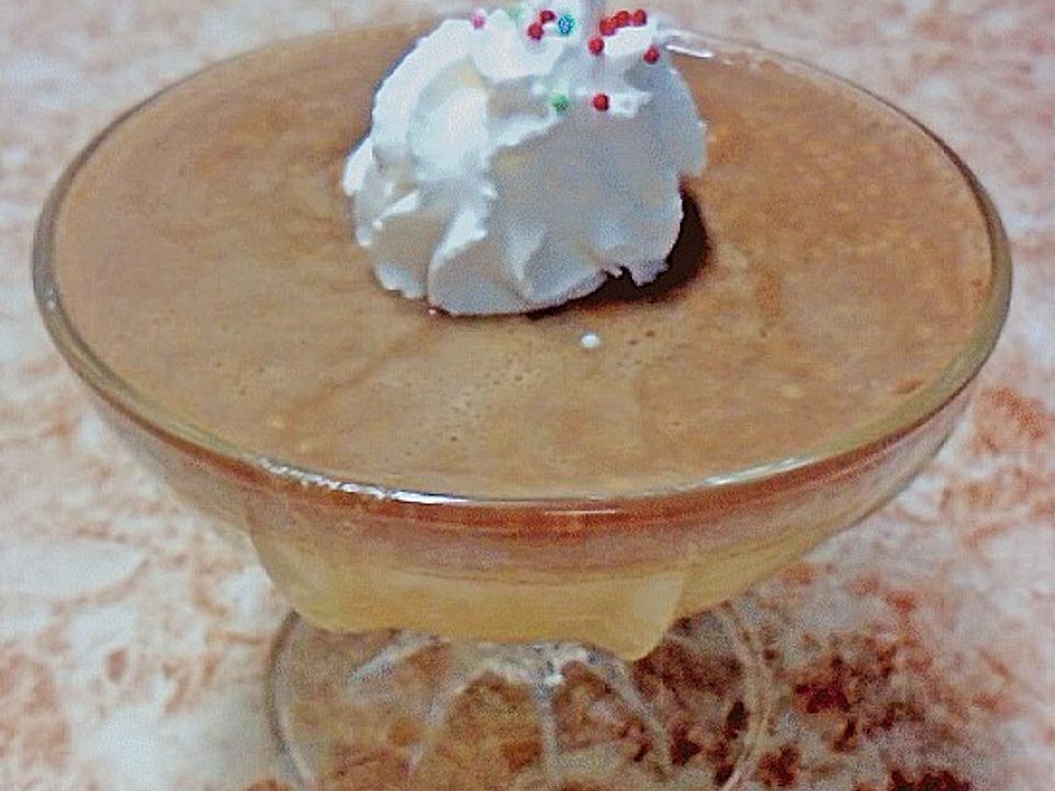 Vanillepudding mit Schokolade und Nougatsoße von CherAndi| Chefkoch