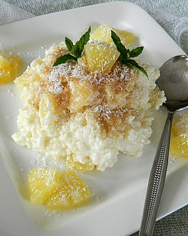 Ananas-Kokos-Milchreis
