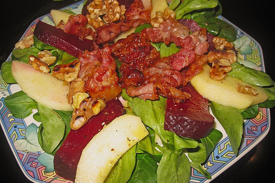 Feldsalat mit Rote Bete