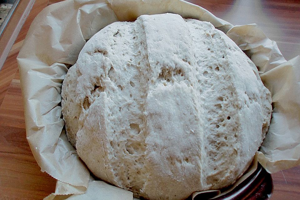 Brot mit Grünem Tee und Kefir