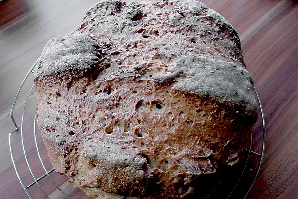 Brot mit Grünem Tee und Kefir