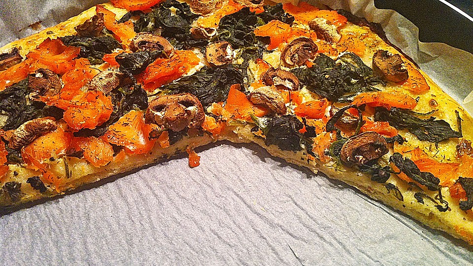 Lachs Spinat Pizza Von Captaincookie Chefkoch