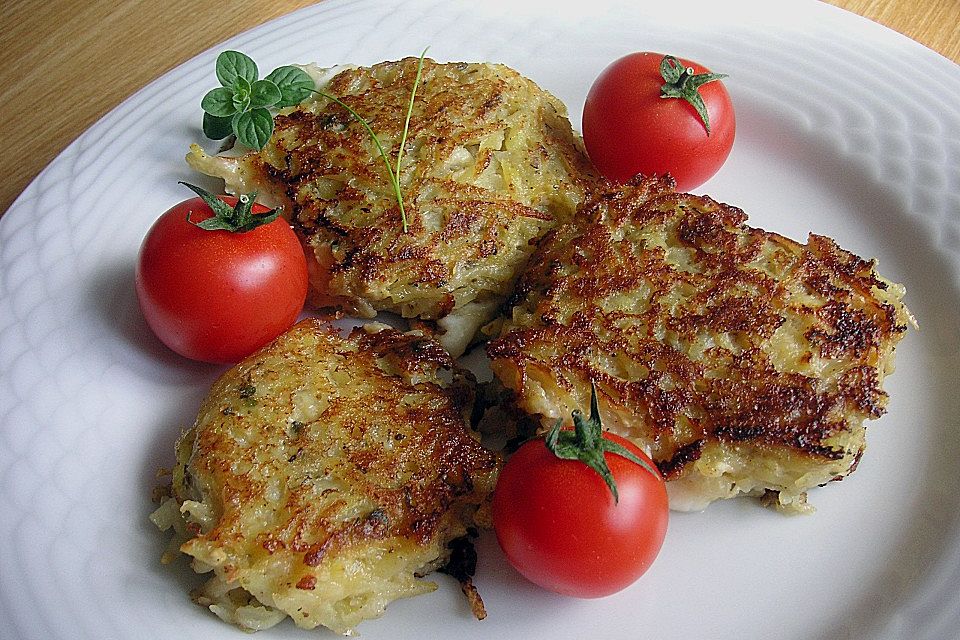 Mozzarella in Kartoffelkruste