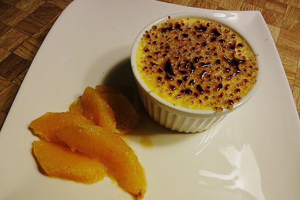 Orangen - Crème brûlée