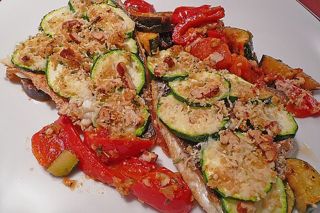 Doradenfilet mit Zucchini - Schuppen und Nuss - Käse - Kruste von ... Doradenfilet mit Zucchini - Schuppen und Nuss - Käse - Kruste von ...
