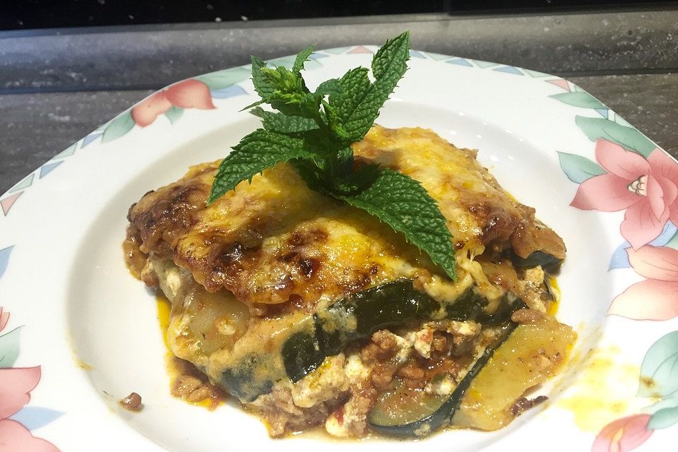 Zucchini-Lasagne