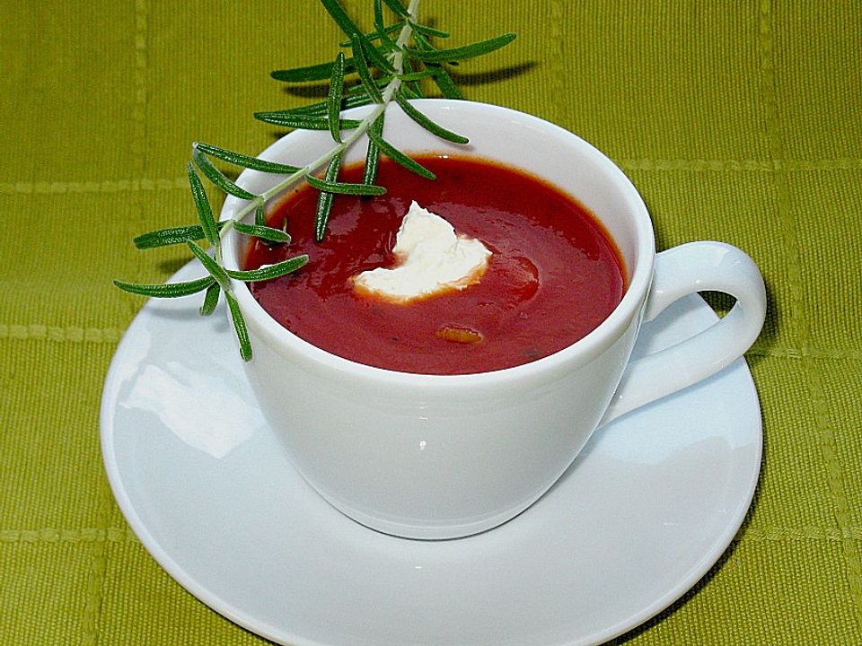 Lauch - Tomaten - Cremesuppe von brigschi| Chefkoch